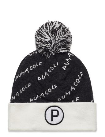 P Removable Pom Beanie Accessories Headwear Beanies Monivärinen/Kuvioitu PUMA Golf