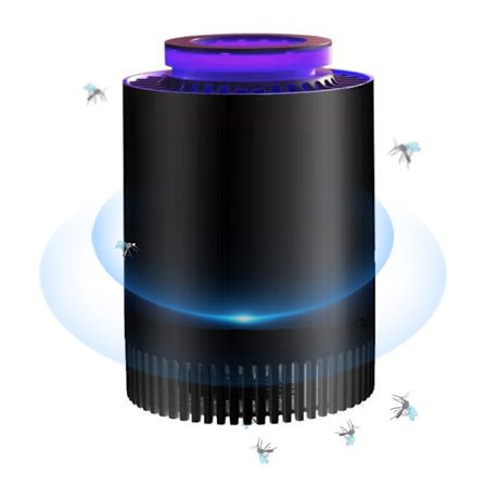 Fluesnapper Lys Innendørs Insektdreper Blått Lys Insektdreper Stille Myggfanger Innhalering Fluesnapper Kraftig Myggdreper