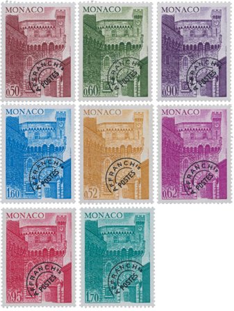 Monaco 1976 - YT PO 38-45 - Postfrisk