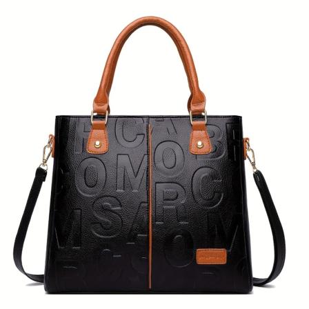 Modeväska med topphandtag, trendig Crossbody-väska, Casual -handväska för kvinnor, axelväska och handväska Yellow