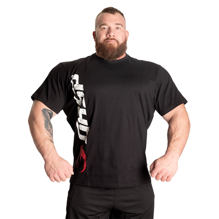 T-shirts GASP Original Tee, Sort/Red - Bodyman.dk