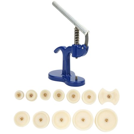 Urverktøy Blå Legering Håndpresset Pressereparasjonsmanualverktøy med 12 stk. Dyser