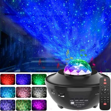 Galaxy-y valo / T htiprojektor Bluetooth-kaiuttimella - T ydellinen