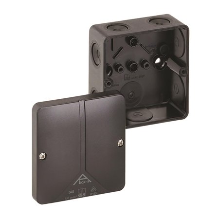 Spelsberg ABOX-I Koblingsboks 690 V 040-L /SW, 8 innganger, 4 mm², Installasjonsmaterial