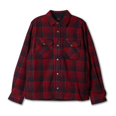 Lee, Jackets Czerwony, Mężczyzna, Rozmiar: M