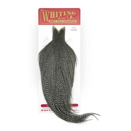 Whiting Pro Grade Cape Grizzly dyed Dun