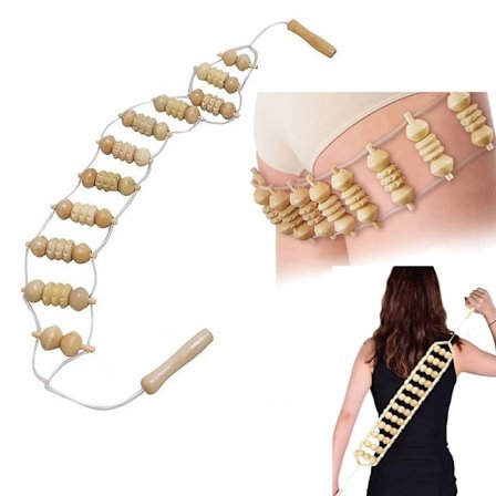 Naturlig Træ Guasha Skrabnings Massage Stick Skraber Maderoterapi Sæt Massageapparat til Fedtforbrænder Ryg Skulder Nakke Talje Ben