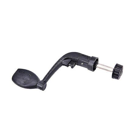 1 stk. Svart Plast Power Håndtak Fiske Snelle Veiv Veivarm Spinning Snelle