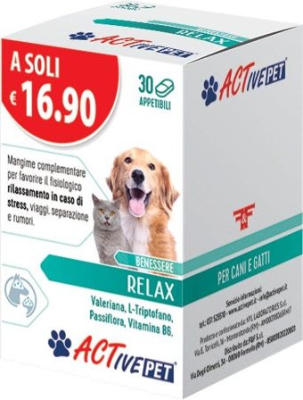 Active Pet Relax 30 Compresse