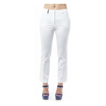 Peserico, Pants Wit, Dames, Maat:XL