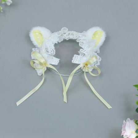 Söt Cat Pannband Plysch Doll Headwear 2 2