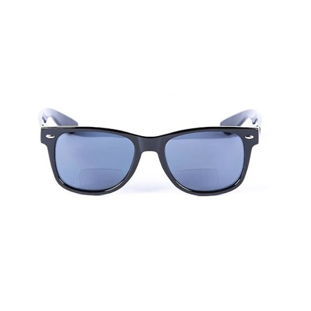 Klassiske Bifokale Læsebriller med Solbriller til Mænd og Kvinder Hårdt Etui Inkluderet (LGL) Gloss Black