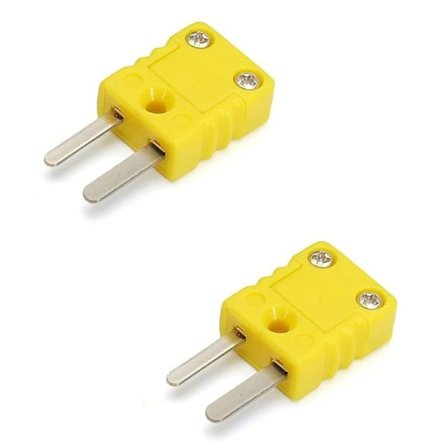 2 Stk K Type Termoelement Stik Adapter Stik til