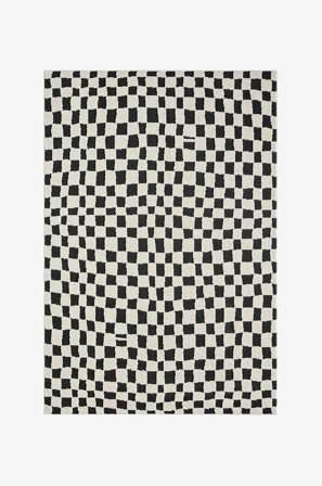 Hanah Home - Matto-Dama - Musta - Nukka- & ryijymatot - 80X150 - - Homeroom