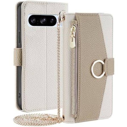 Motorola Edge 50 Fusion 5G Plånboksfodral - PU Läder - Stöttåligt - Grå