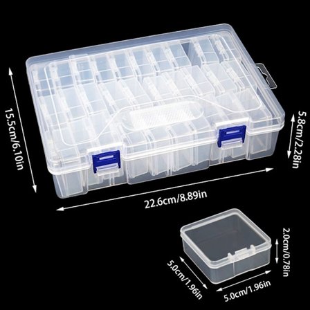 Diamond painting säilytyslaatikko korujen säilytyslaatikko 30 GRIDS 30 GRIDS