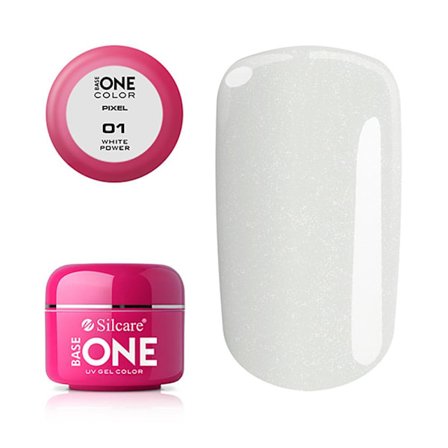 Base One - UV Gel - Pixel - White Power - 01 - 5 gram