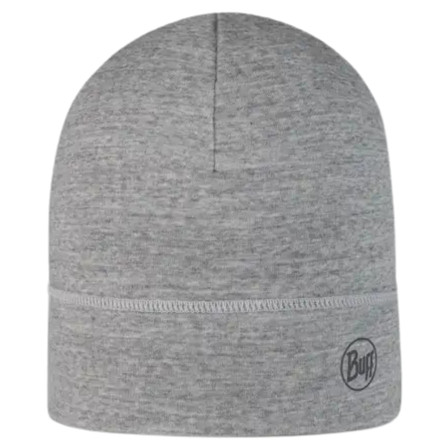 Buff Beanie Merino Lightweight Solid Light Grey
