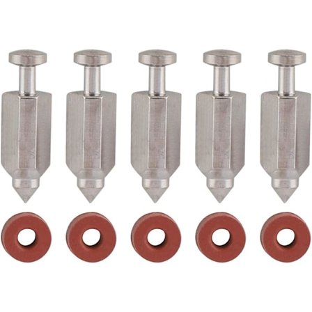 Forgasser Reparasjonsnål, 5 stk Forgassernålsete Pakningsreparasjonssett for Briggs & Stratton 398188 Gressklipper Tilbehør Forgassernål