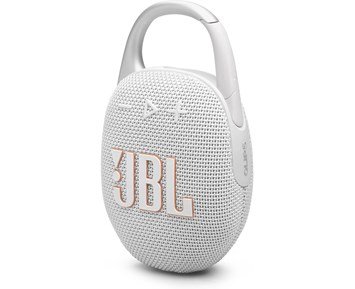 JBL Clip 5 - White - Portabel och vattentät Bluetooth-högtalare