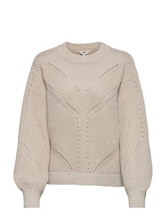 Objhalsey Knit Pullover 116 Beige Object