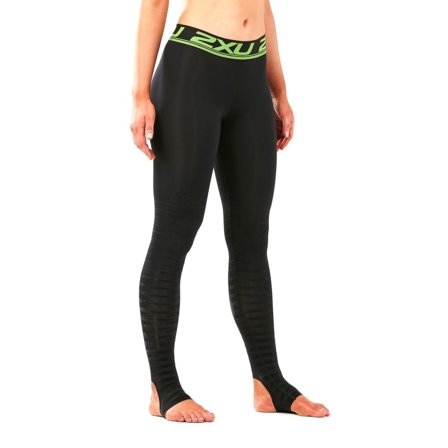 2XU Women's Power Recharge Recovery Tights Women workout trousers Black XS