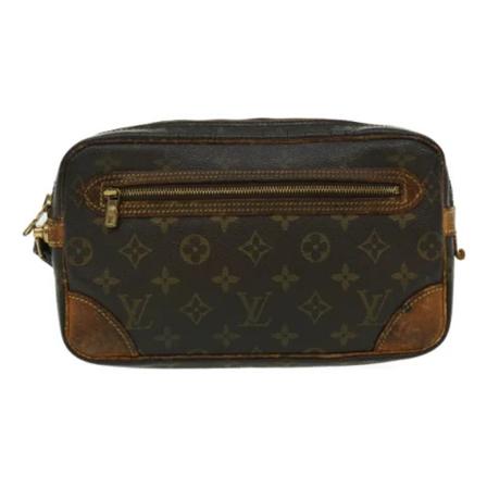 Louis Vuitton Vintage, Brown Canvas Louis Vuitton Marly Dragonne Bruin, Dames, Maat:ONE Size