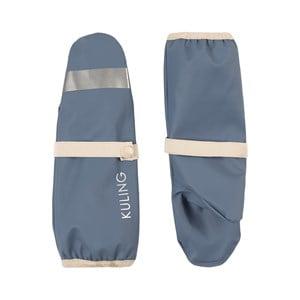 Kuling Flintstone Blue Vilnius Recycled Rain Mittens 0-1 Years - Gloves and mittens - 0-1 years - Blue