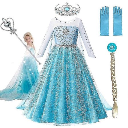 Elsa Kjoler For Jenter Kostymer