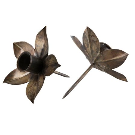 Ljushållare för antikljus m stick 4-pack