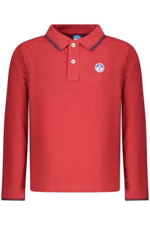 North Sails Polo Maniche Lunghe Bambino Rosso