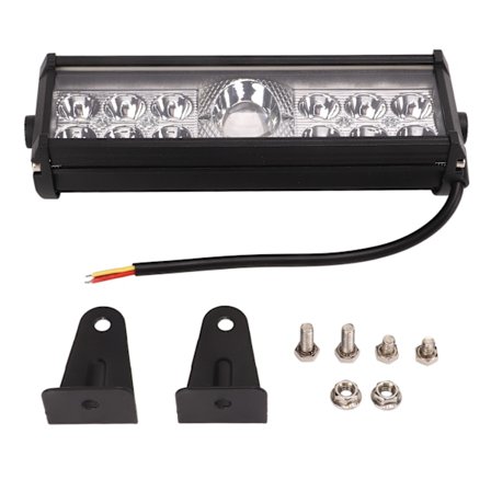10 tuuman 120W 12000LM Valkoinen Amber LED Työvalot IP67 Suojaus Ajovalo Off Road Valo Pidikkeellä