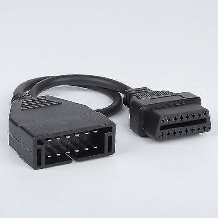 12-pin Obd1 til Obd2 16-pin Adapter Tilslutningskabel