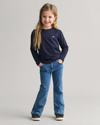 GANT - Kids Longsleeve med Shield-logo - Unisex - 92