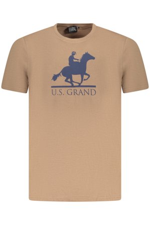 U.s. Grand Polo T-shirt Maniche Corte Uomo Marrone