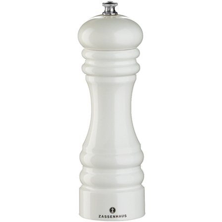 Zassenhaus Berlin Peberkværn 18 cm. Hvid Blank | KitchenOne