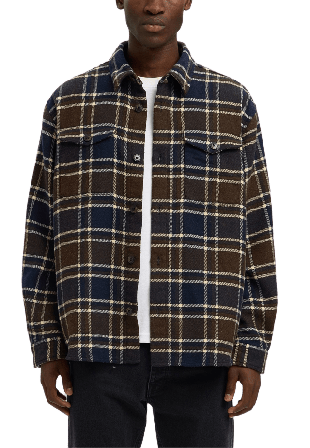 Selected Homme SLHRLXPABLO Skjorta Jackor Herr Brun XXL