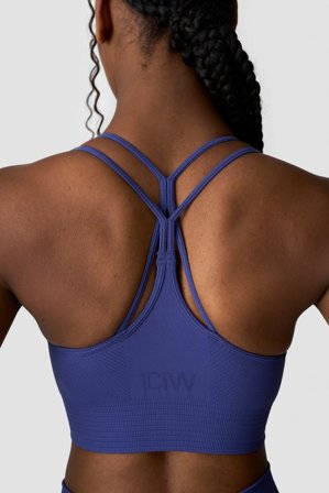 Define Seamless Sports Bra Dark Slate Blue