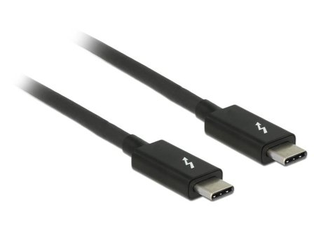 Delock Thunderbolt-kabel - 24 pin USB-C til 24 pin USB-C - 1 m