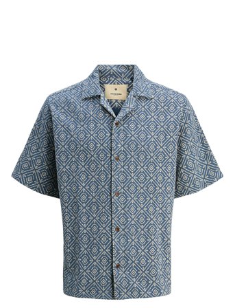 Jack & Jones | Jprbluvincent Print Resort S/S Shirt Sn | S