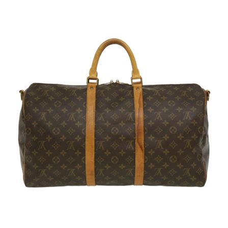 Louis Vuitton Vintage, Pre-owned Keepall 50 Bruin, unisex, Maat:ONE Size