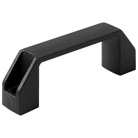 Svart 90 mm 8,9 cm hullavstand plast skap skuff trekk håndtak -Sy