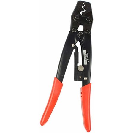HS-16 Crimptång Kabel Lug Crimpverktyg Bar Terminal Trådtång Klippare 1,25-16 Kvadratmillimeter Klippare Skärande Handverktyg HS-16 och Paket