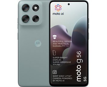 Motorola-Motorola G56 Gray Mist-Motorola moto G56 med Sony-kamera og Dolby-lyd -Phones-Motorola mobiltelefon