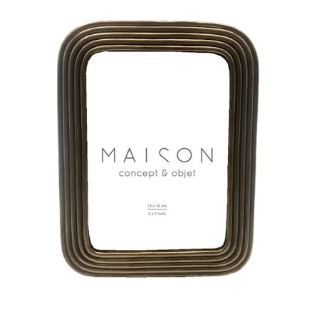 Valokuvakehys 17x22cm Kulta Polyresin Lasi