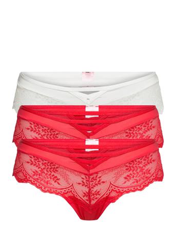 3-Pack Lola Boxerstring Lingerie Panties Hipsters/boyshorts Rød Hunkemöller