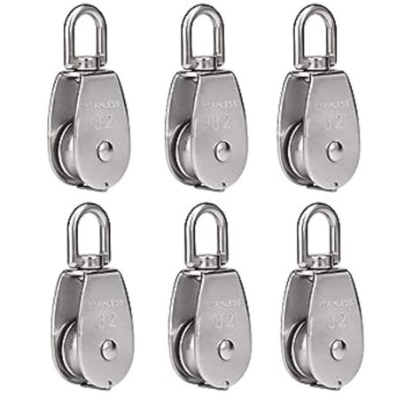 6 Pak M32 Løftetrisse Belastning 551 lbs, Heavy Duty 304