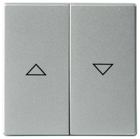 ABB 1785JA-83 Dubbelvippa för jalusibrytare, 2-vägs Aluminium, Strömbrytare & vägguttag