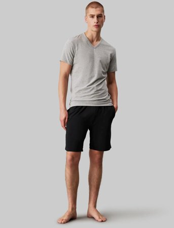 Calvin Klein S/S V Neck 3Pk - Black - S