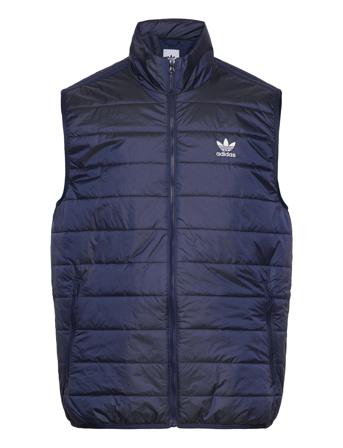 Padded Stand Collar Puffer Vest Vest Marineblå Adidas Originals*Betinget Tilbud